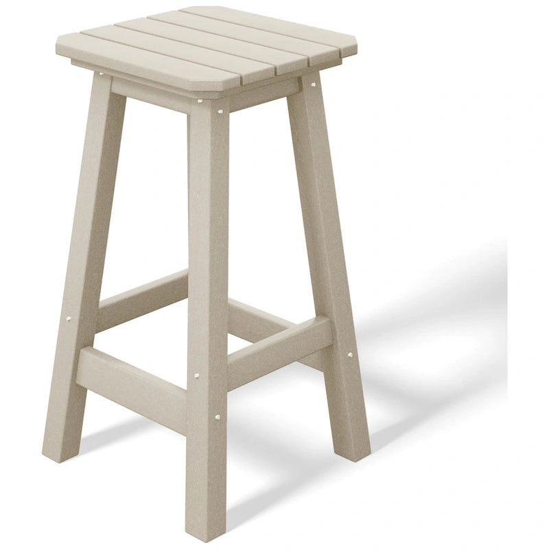 Tabouret de comptoir carré d'extérieur 24 po tout temps