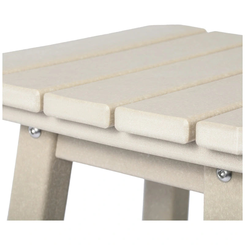 Tabouret de comptoir carré d'extérieur 24 po tout temps