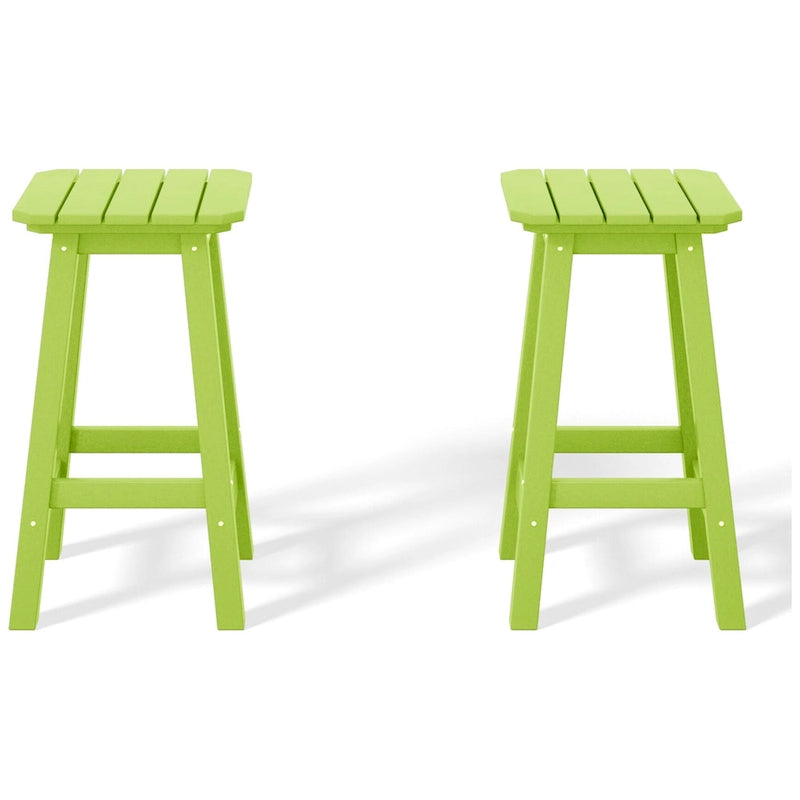 Tabouret de comptoir carré d'extérieur 24 po tout temps