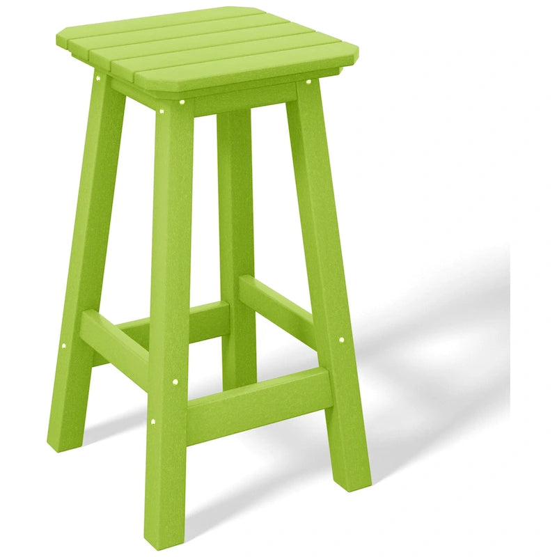 Tabouret de comptoir carré d'extérieur 24 po tout temps