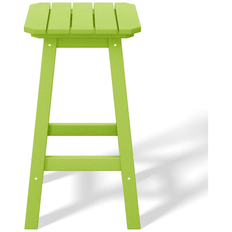 Tabouret de comptoir carré d'extérieur 24 po tout temps