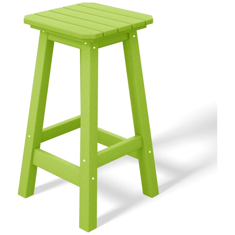 Tabouret de comptoir carré d'extérieur 24 po tout temps