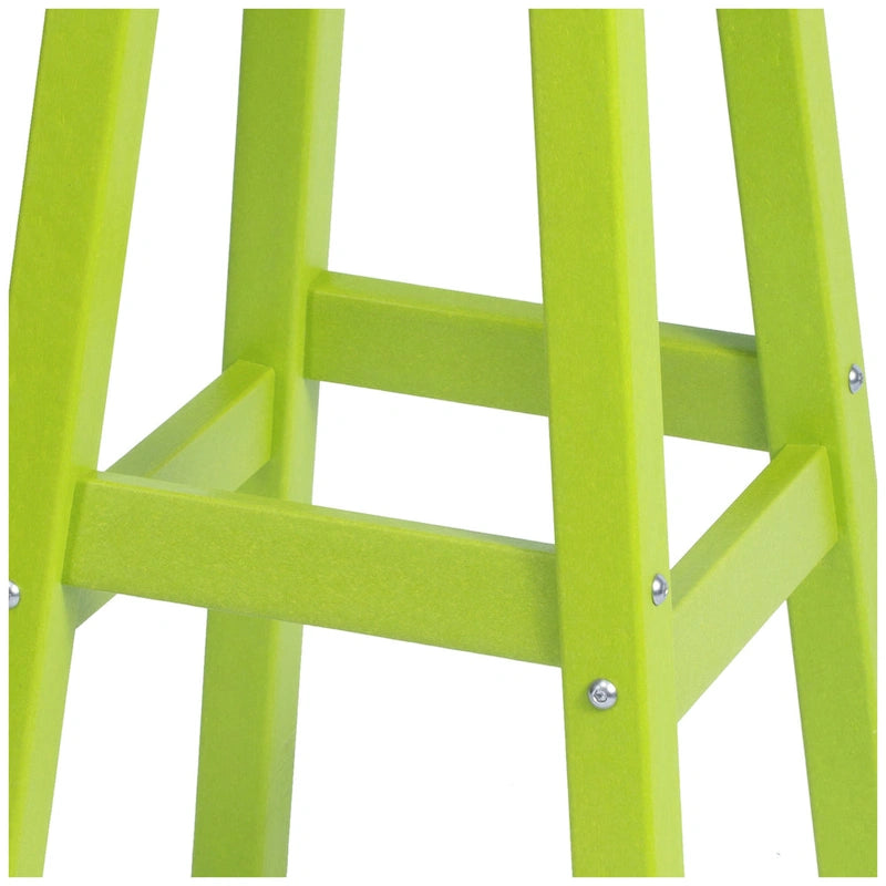 Tabouret de comptoir carré d'extérieur 24 po tout temps