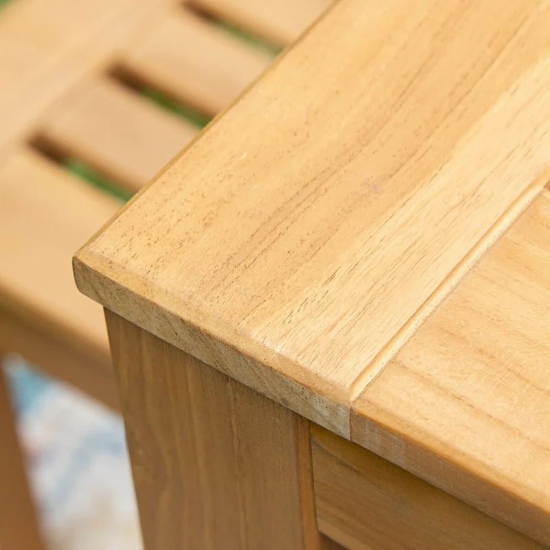 Table à manger d'extérieur en bois de teck