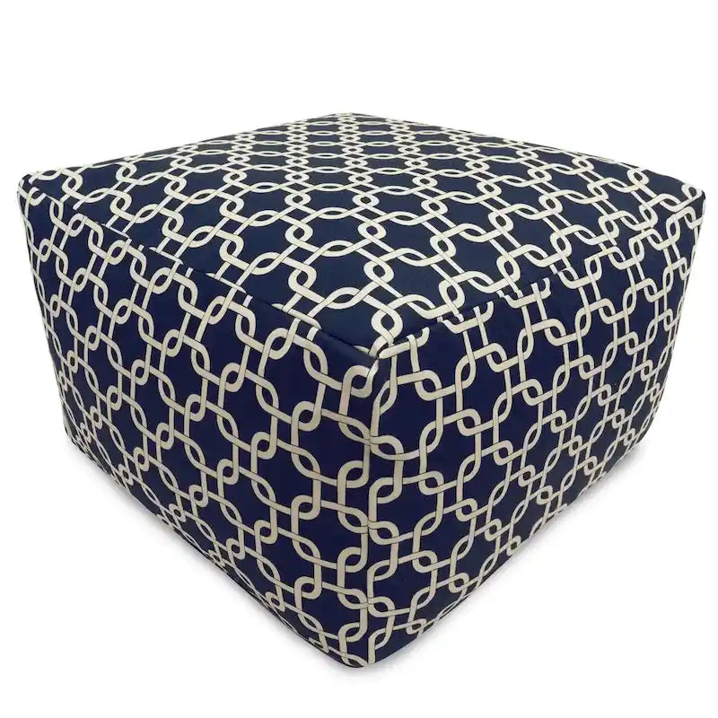 Pouf ottoman intérieur/extérieur Links 27 po L x 27 po l x 17 po H