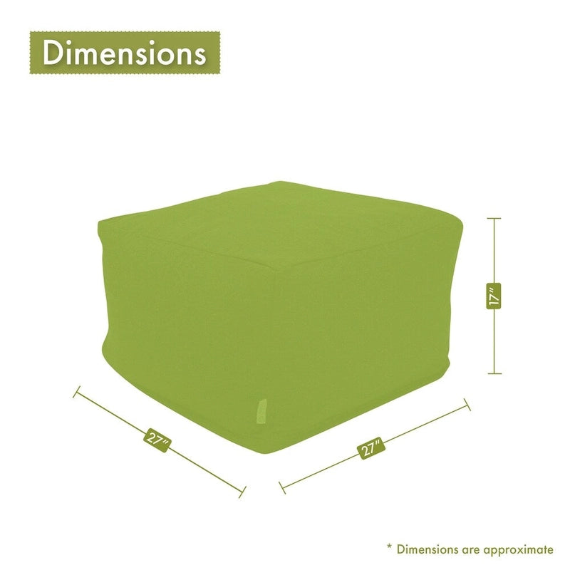 Pouf ottoman intérieur/extérieur Links 27 po L x 27 po l x 17 po H