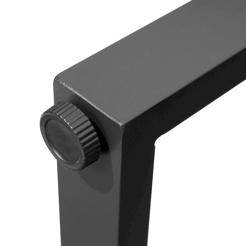 Table à manger rectangulaire d'extérieur en aluminium pour 6 personnes - 210 cm L * 96 cm l * 73 cm H