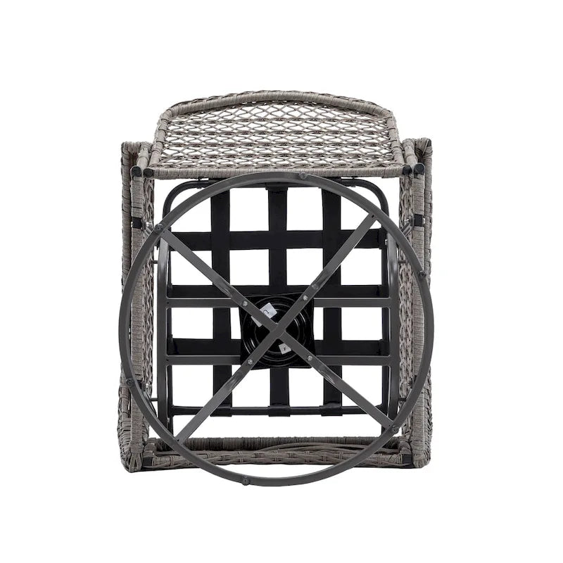 Fauteuil à bascule pivotant de loisirs pour terrasse