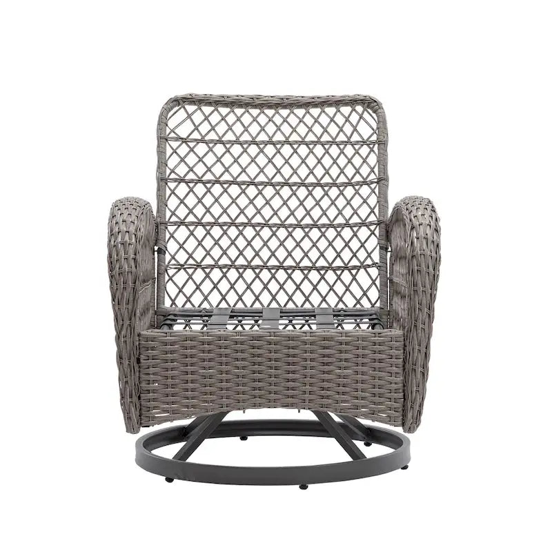 Fauteuil à bascule pivotant de loisirs pour terrasse