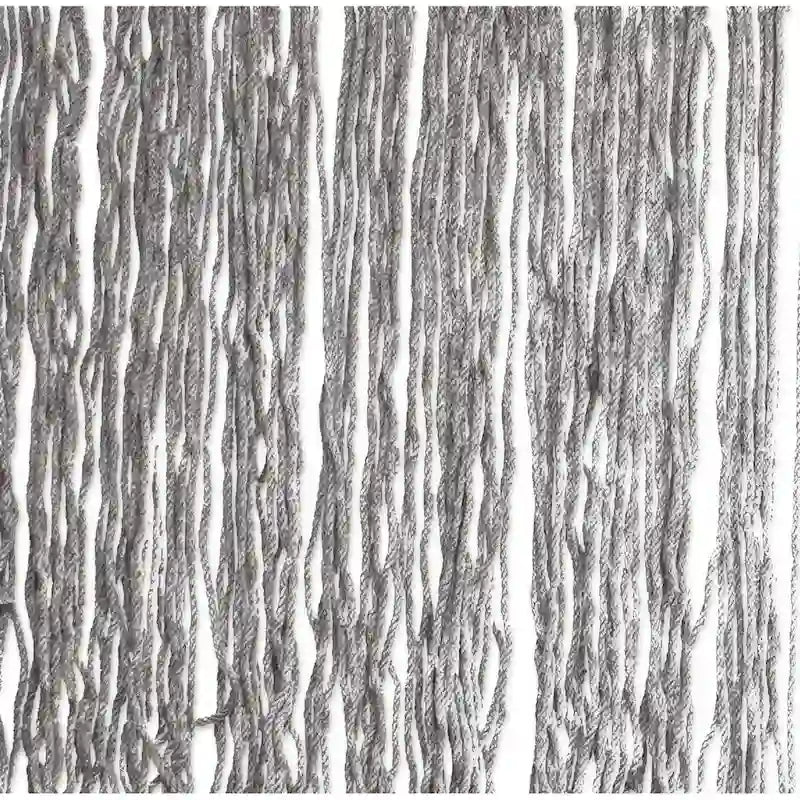 Hamac artisanal Cascade en corde de coton grise (double)